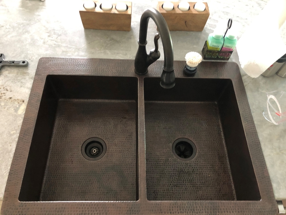9.5 in depth kitchen sink in polished ss