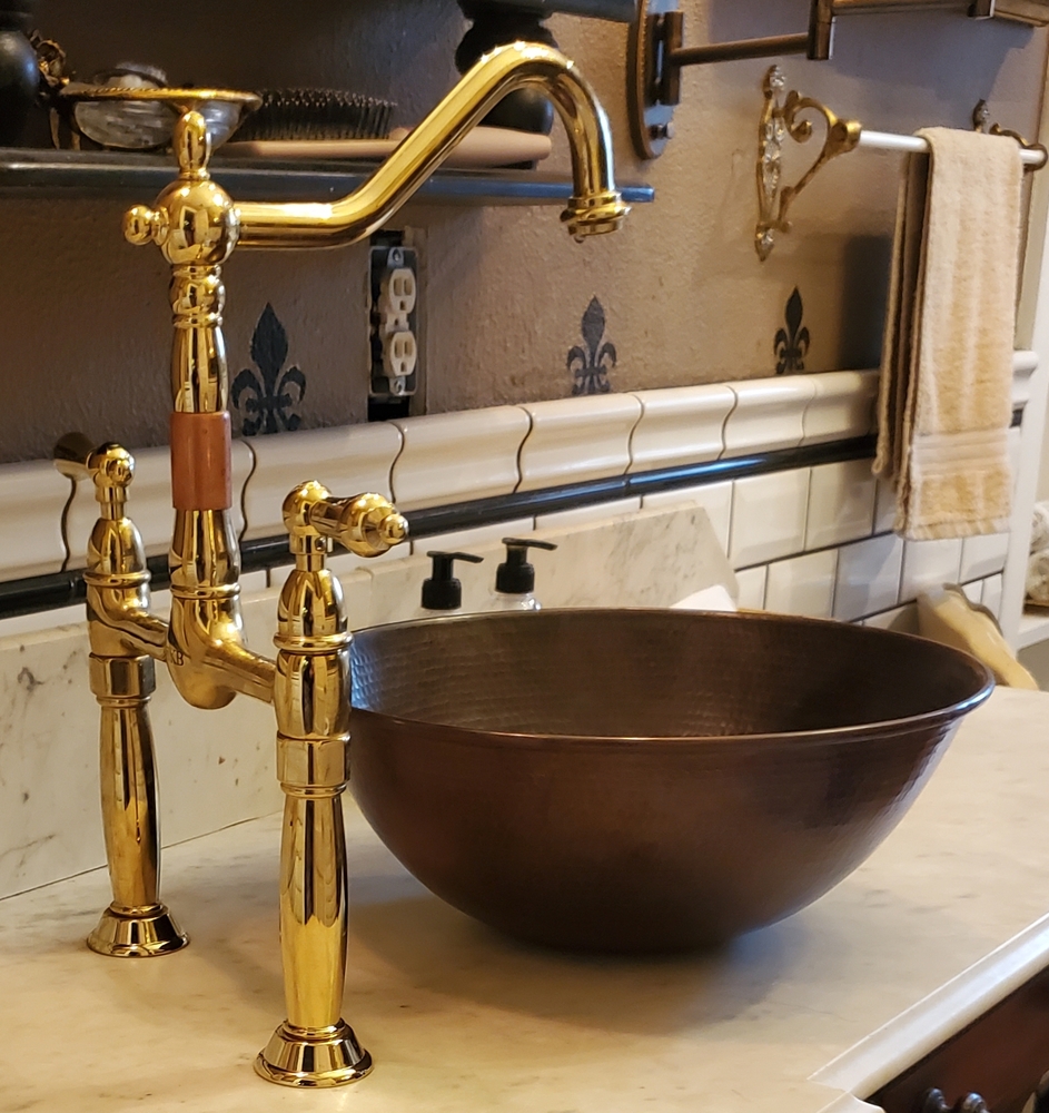 Simplycopper Round 14 Copper Bath Sink