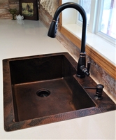 Image Rustic Copper Kitchen Sink-Martillado